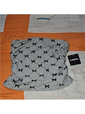 Carbon Women’s Sz Small Gray&Black Tube Top Bows Nwts